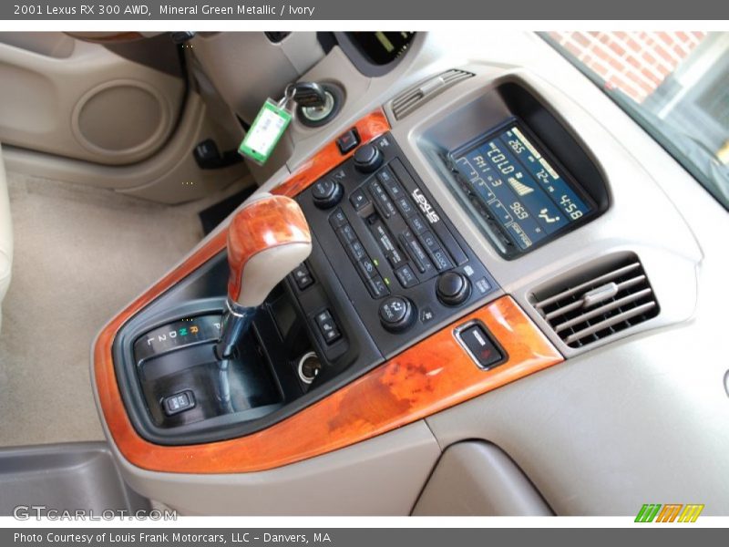 Mineral Green Metallic / Ivory 2001 Lexus RX 300 AWD