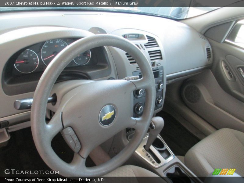 Sport Red Metallic / Titanium Gray 2007 Chevrolet Malibu Maxx LS Wagon
