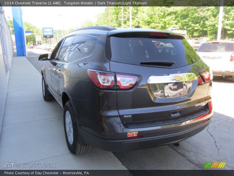 Tungsten Metallic / Dark Titanium/Light Titanium 2014 Chevrolet Traverse LS AWD