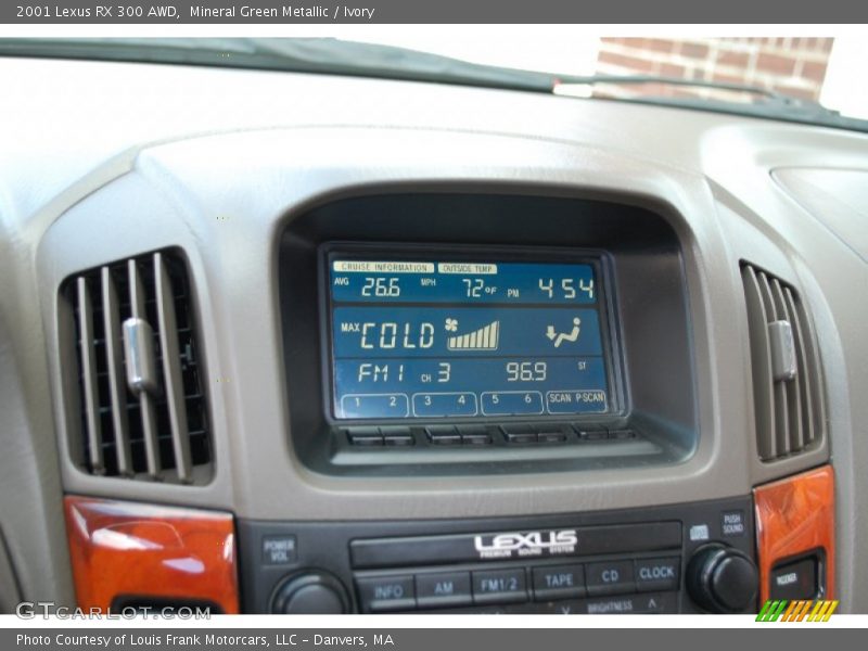 Mineral Green Metallic / Ivory 2001 Lexus RX 300 AWD