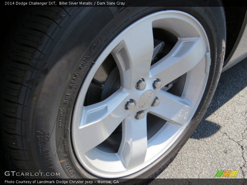 Billet Silver Metallic / Dark Slate Gray 2014 Dodge Challenger SXT