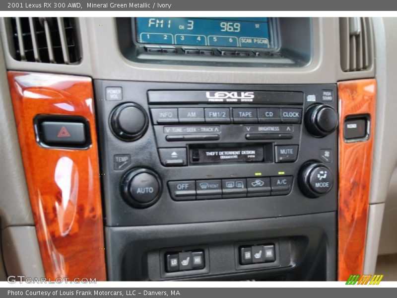 Mineral Green Metallic / Ivory 2001 Lexus RX 300 AWD