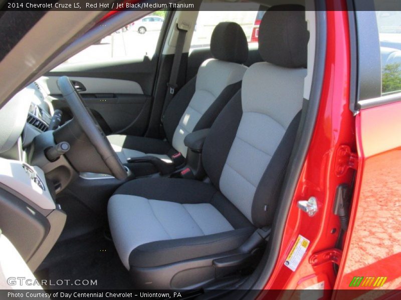 Red Hot / Jet Black/Medium Titanium 2014 Chevrolet Cruze LS