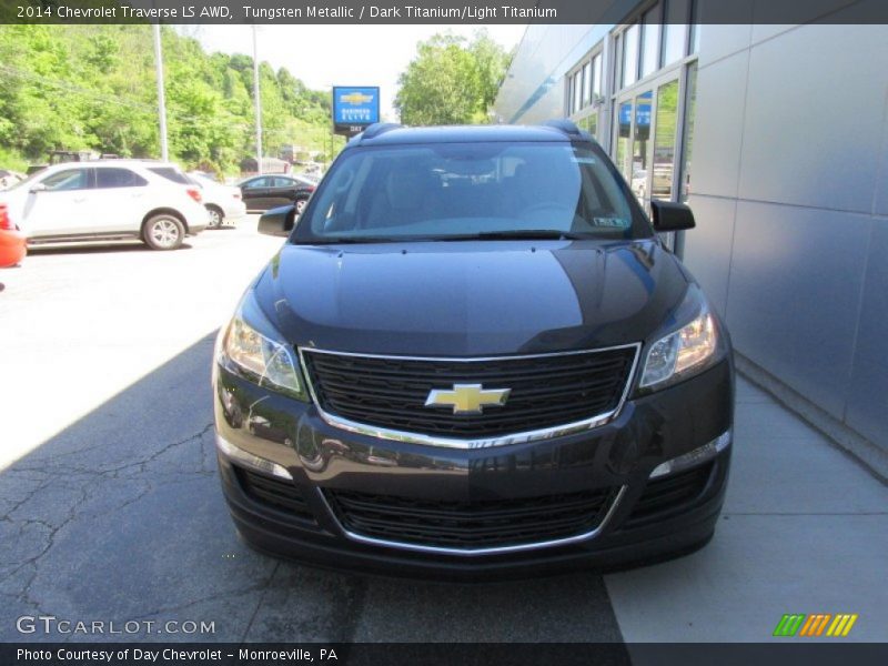 Tungsten Metallic / Dark Titanium/Light Titanium 2014 Chevrolet Traverse LS AWD