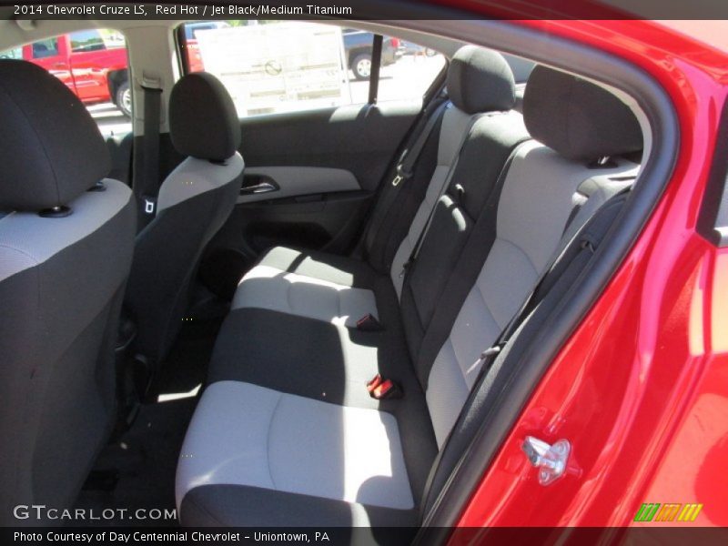 Red Hot / Jet Black/Medium Titanium 2014 Chevrolet Cruze LS