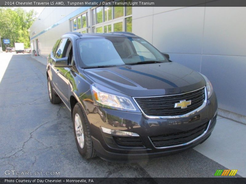 Tungsten Metallic / Dark Titanium/Light Titanium 2014 Chevrolet Traverse LS AWD