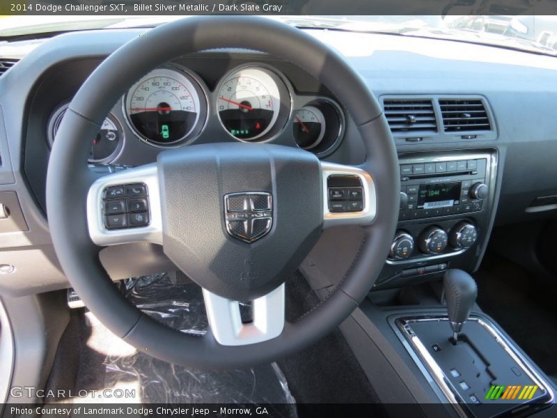 Billet Silver Metallic / Dark Slate Gray 2014 Dodge Challenger SXT