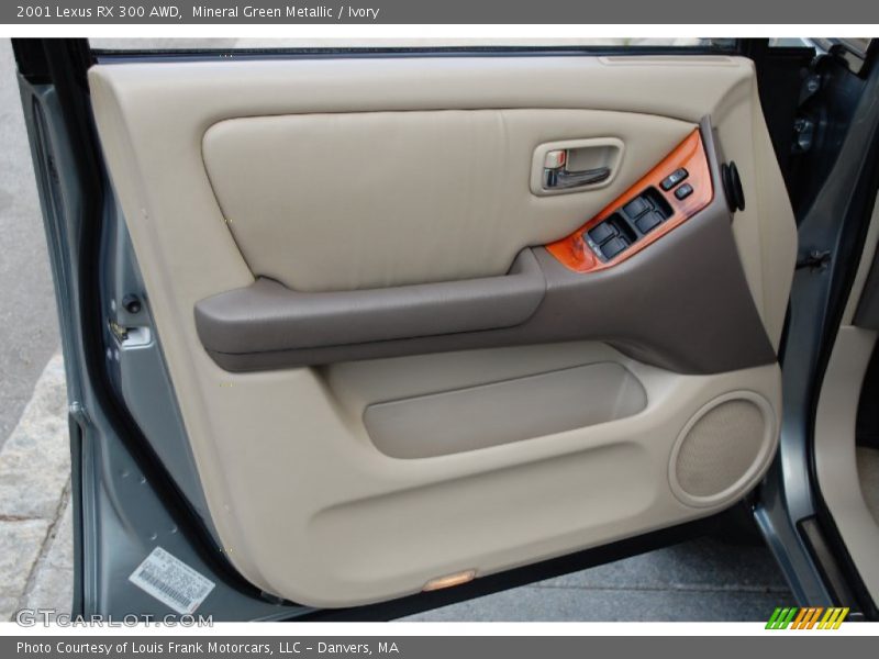 Mineral Green Metallic / Ivory 2001 Lexus RX 300 AWD