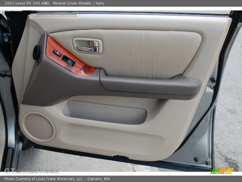 Mineral Green Metallic / Ivory 2001 Lexus RX 300 AWD