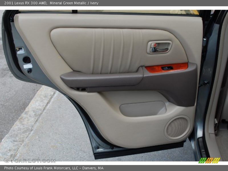 Mineral Green Metallic / Ivory 2001 Lexus RX 300 AWD