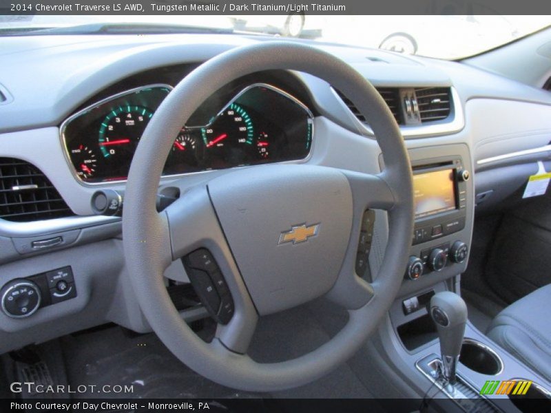 Tungsten Metallic / Dark Titanium/Light Titanium 2014 Chevrolet Traverse LS AWD