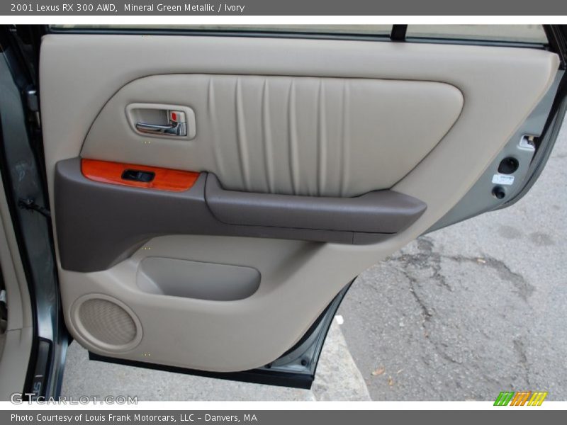 Mineral Green Metallic / Ivory 2001 Lexus RX 300 AWD