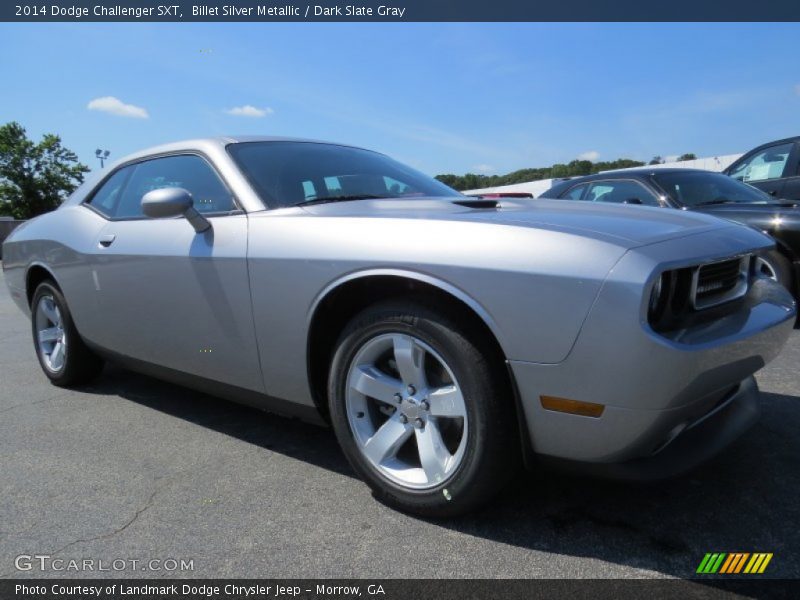 Billet Silver Metallic / Dark Slate Gray 2014 Dodge Challenger SXT