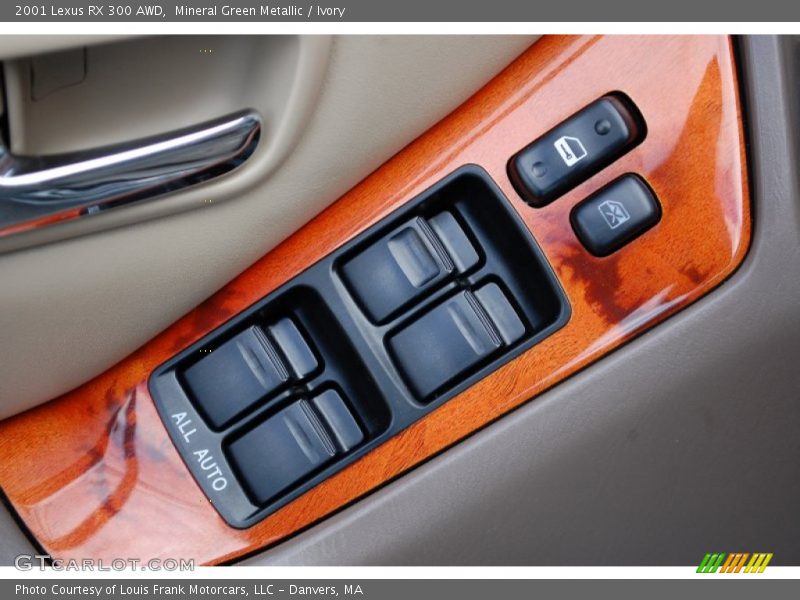 Mineral Green Metallic / Ivory 2001 Lexus RX 300 AWD