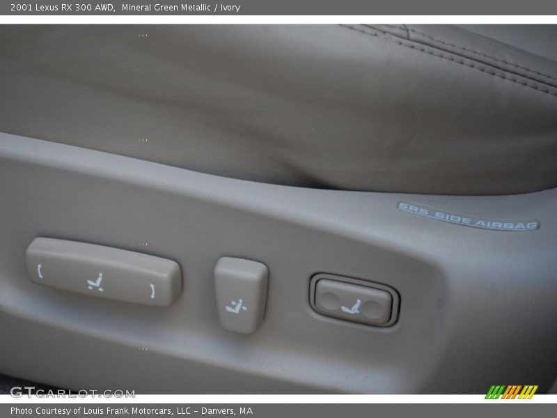 Mineral Green Metallic / Ivory 2001 Lexus RX 300 AWD