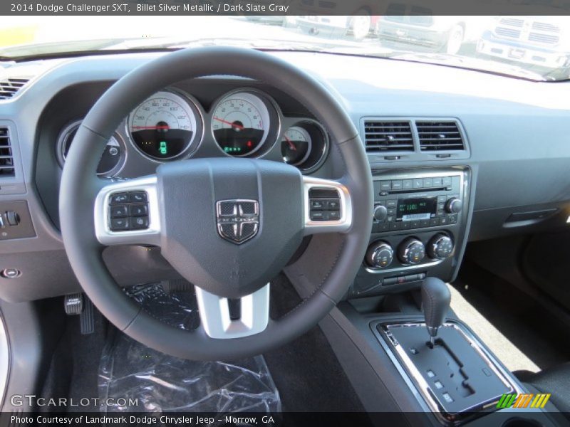 Billet Silver Metallic / Dark Slate Gray 2014 Dodge Challenger SXT