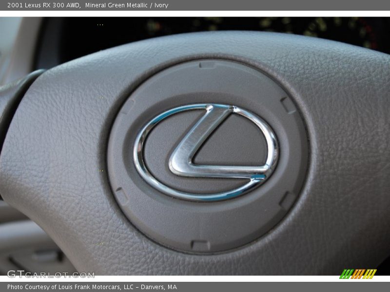 Mineral Green Metallic / Ivory 2001 Lexus RX 300 AWD