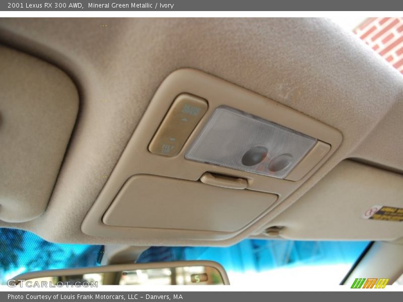 Mineral Green Metallic / Ivory 2001 Lexus RX 300 AWD