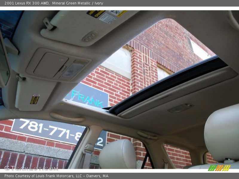 Mineral Green Metallic / Ivory 2001 Lexus RX 300 AWD