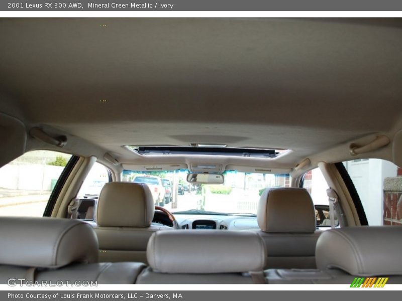 Mineral Green Metallic / Ivory 2001 Lexus RX 300 AWD