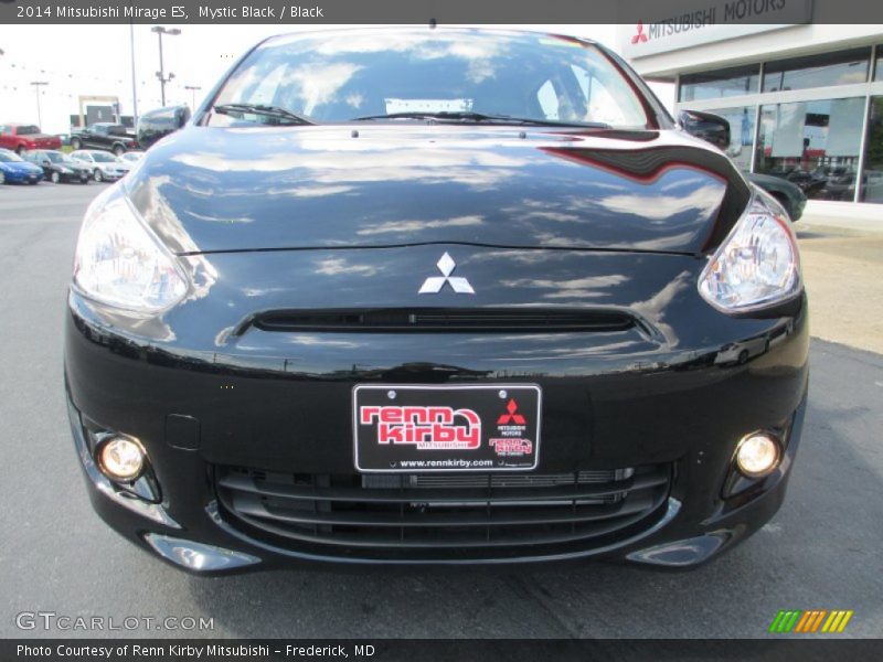 Mystic Black / Black 2014 Mitsubishi Mirage ES