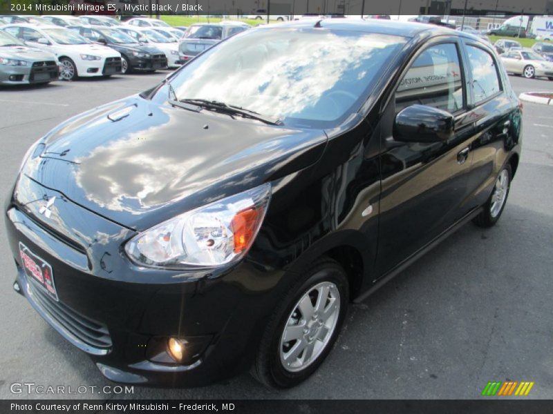 Mystic Black / Black 2014 Mitsubishi Mirage ES