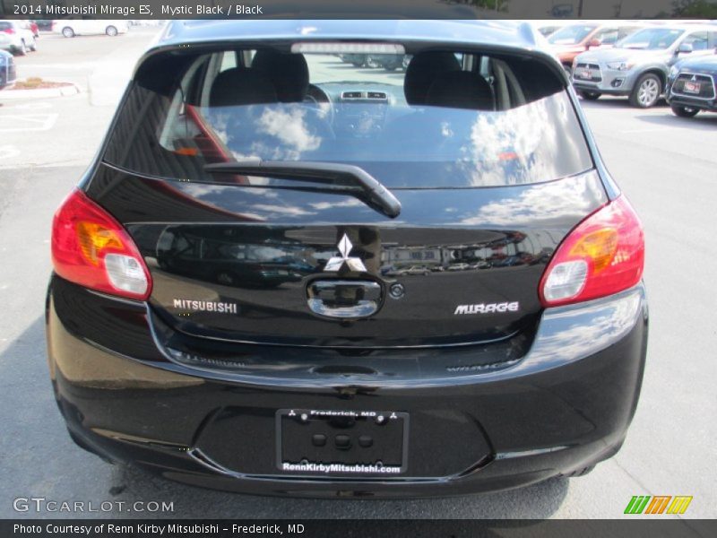 Mystic Black / Black 2014 Mitsubishi Mirage ES