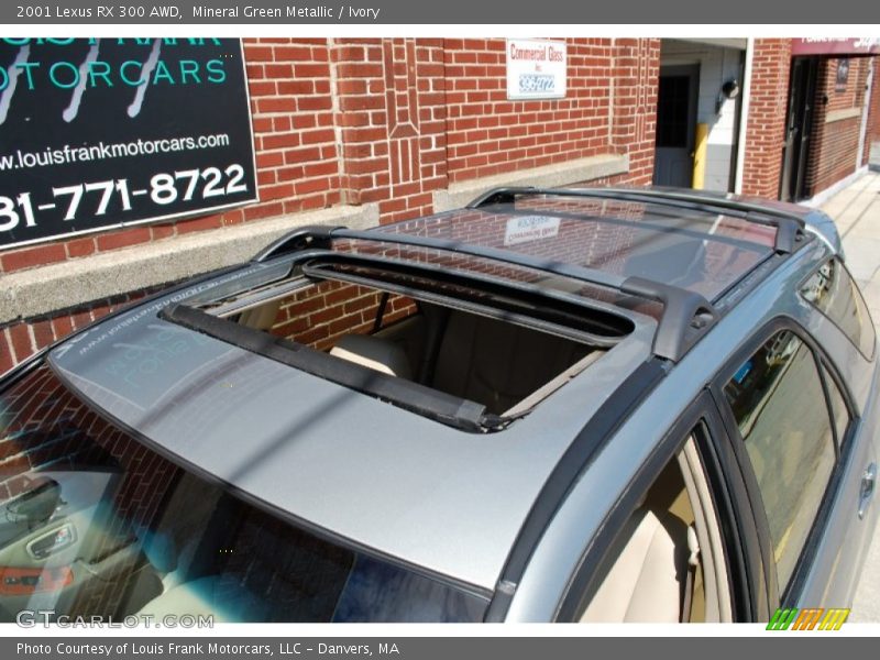 Mineral Green Metallic / Ivory 2001 Lexus RX 300 AWD