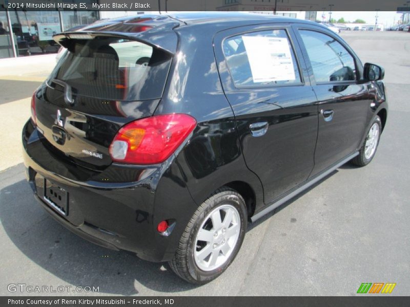 Mystic Black / Black 2014 Mitsubishi Mirage ES