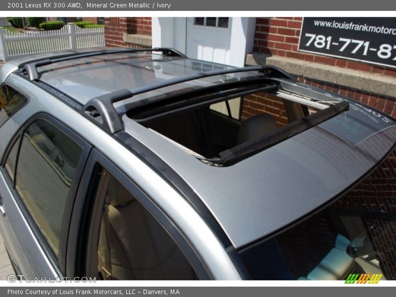 Mineral Green Metallic / Ivory 2001 Lexus RX 300 AWD