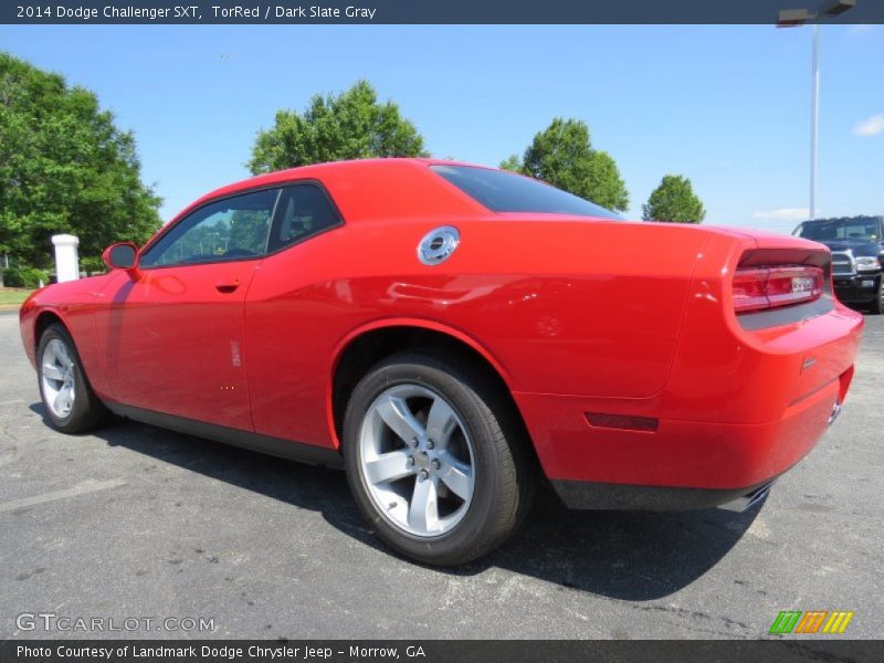 TorRed / Dark Slate Gray 2014 Dodge Challenger SXT