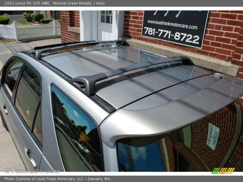 Mineral Green Metallic / Ivory 2001 Lexus RX 300 AWD