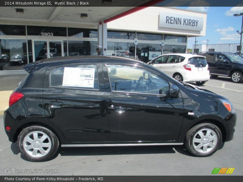 Mystic Black / Black 2014 Mitsubishi Mirage ES
