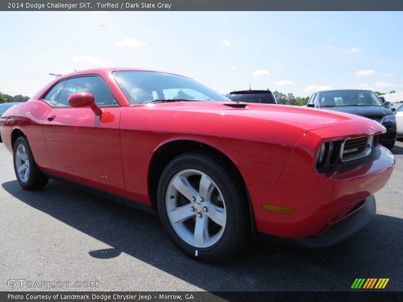 TorRed / Dark Slate Gray 2014 Dodge Challenger SXT