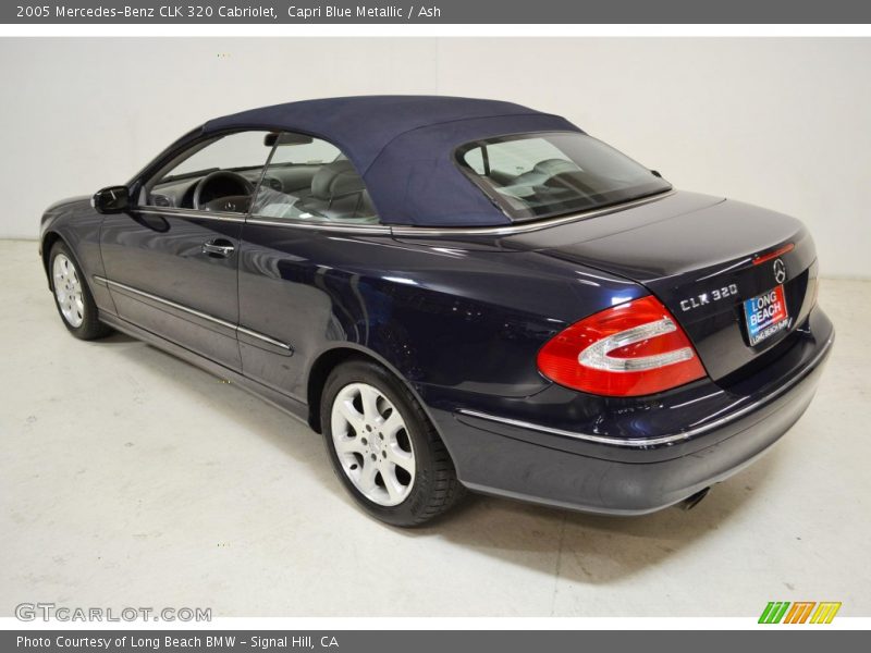 Capri Blue Metallic / Ash 2005 Mercedes-Benz CLK 320 Cabriolet