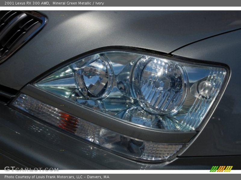 Mineral Green Metallic / Ivory 2001 Lexus RX 300 AWD