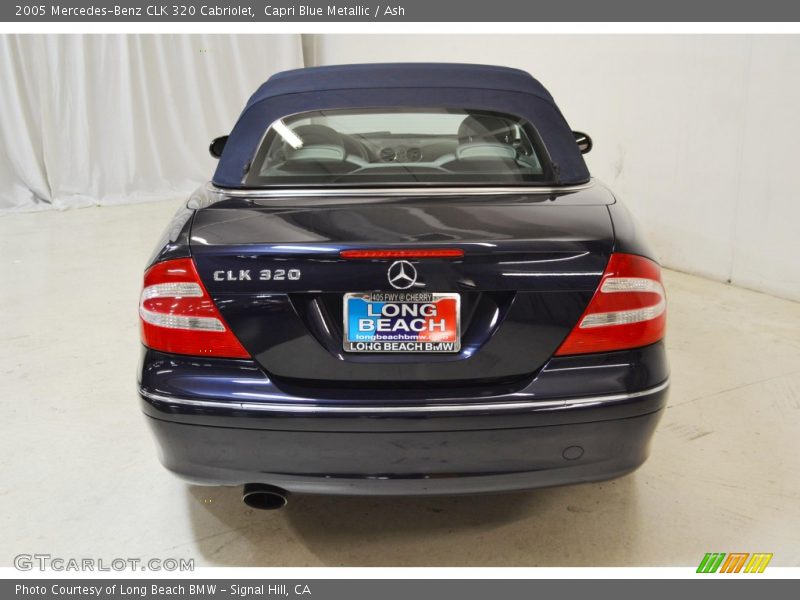 Capri Blue Metallic / Ash 2005 Mercedes-Benz CLK 320 Cabriolet