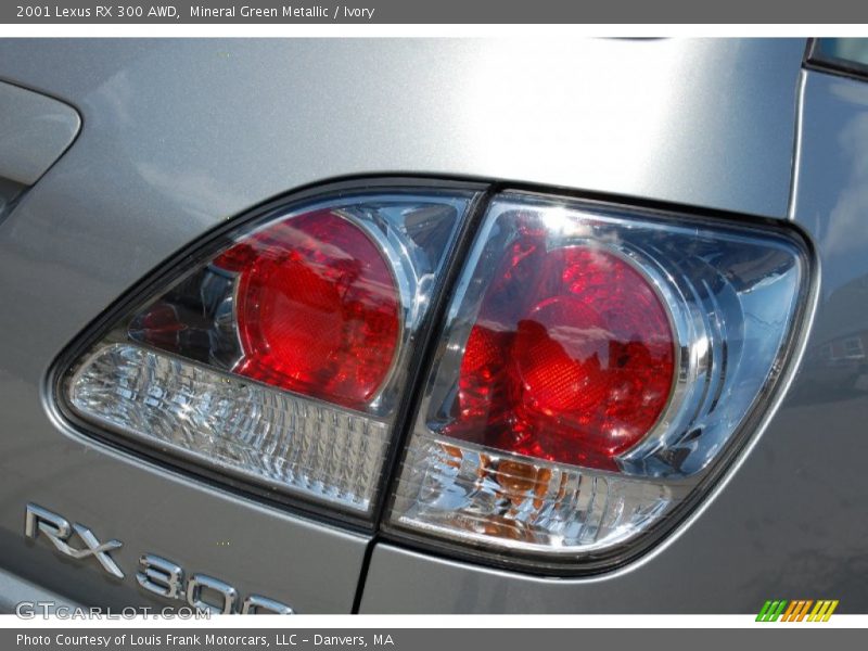 Mineral Green Metallic / Ivory 2001 Lexus RX 300 AWD