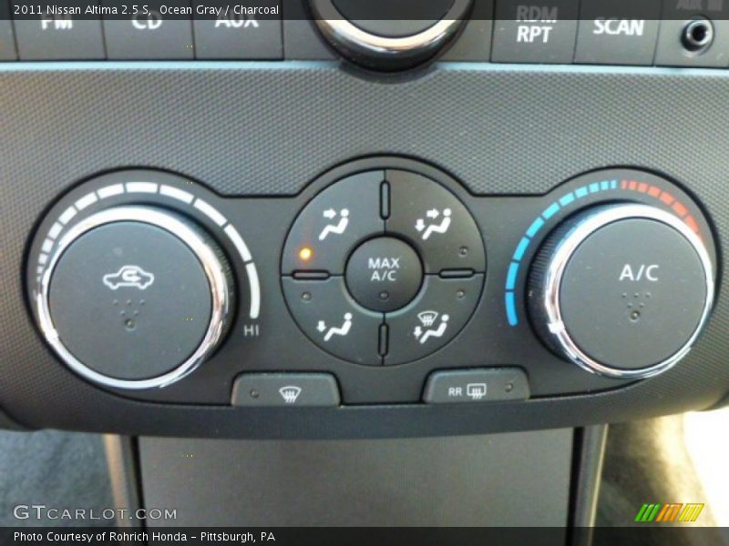 Ocean Gray / Charcoal 2011 Nissan Altima 2.5 S