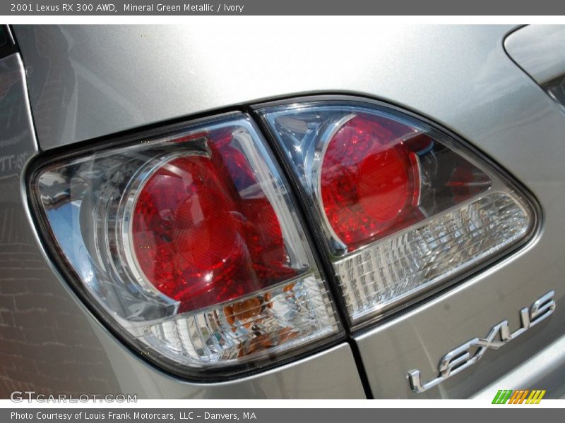 Mineral Green Metallic / Ivory 2001 Lexus RX 300 AWD