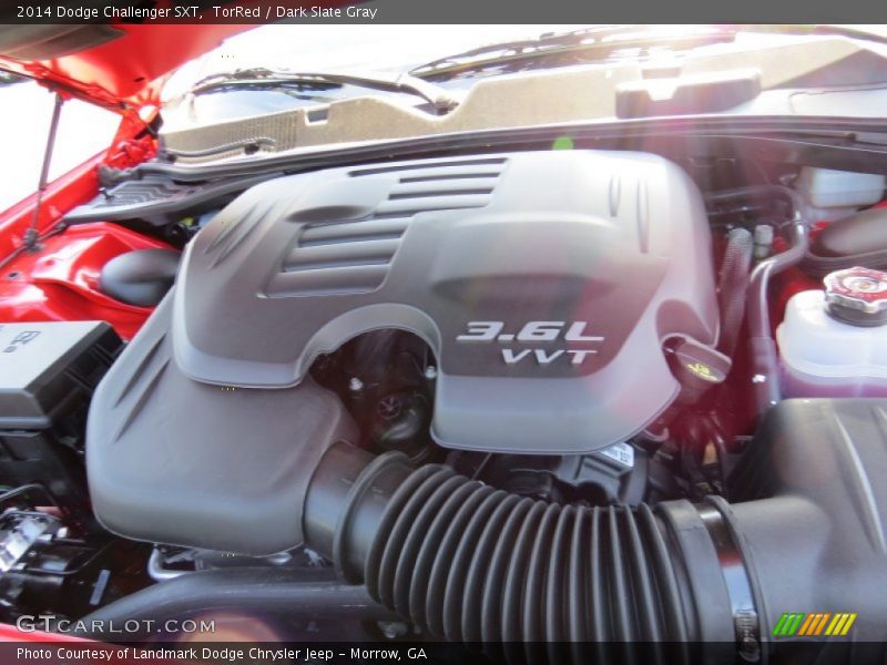 TorRed / Dark Slate Gray 2014 Dodge Challenger SXT