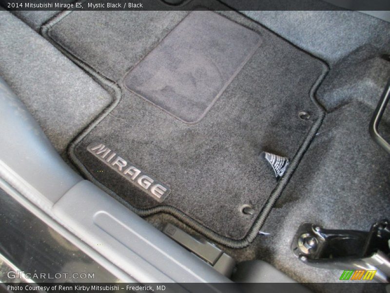 Mystic Black / Black 2014 Mitsubishi Mirage ES