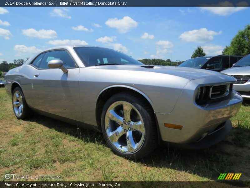 Billet Silver Metallic / Dark Slate Gray 2014 Dodge Challenger SXT