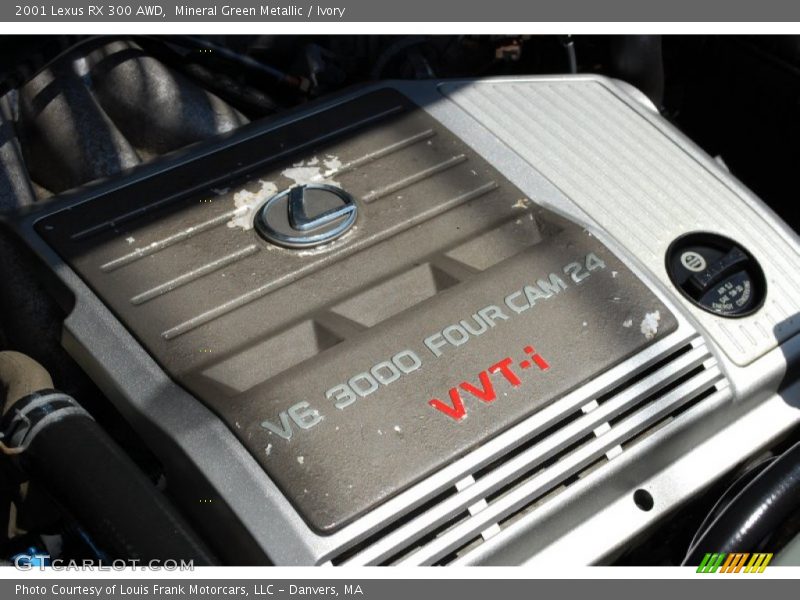 Mineral Green Metallic / Ivory 2001 Lexus RX 300 AWD