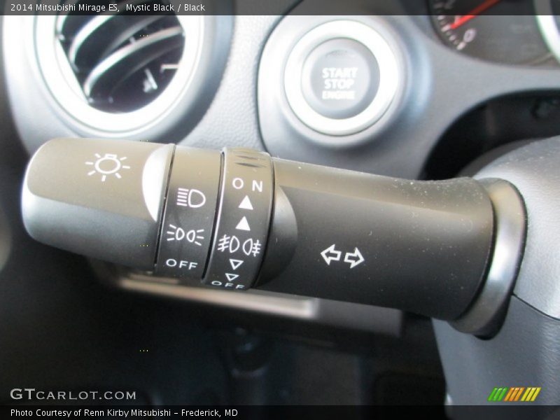 Mystic Black / Black 2014 Mitsubishi Mirage ES