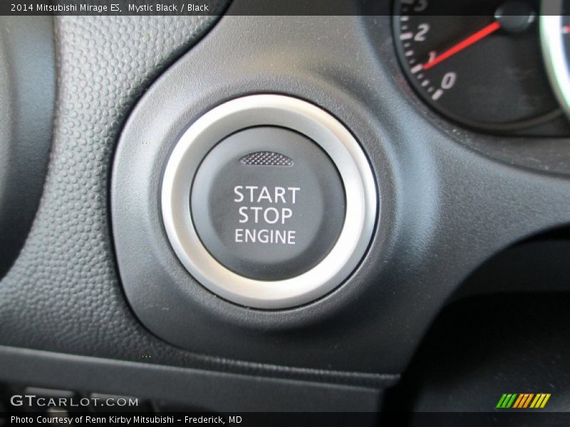 Mystic Black / Black 2014 Mitsubishi Mirage ES