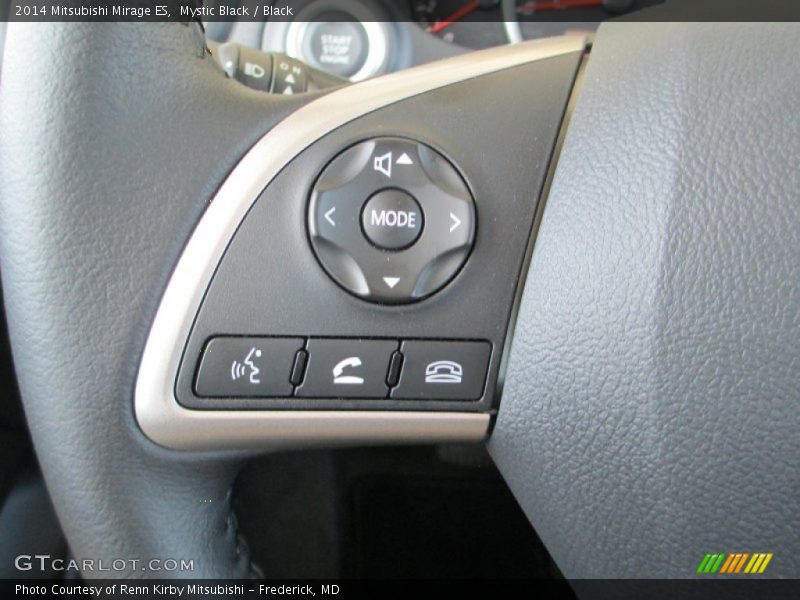 Mystic Black / Black 2014 Mitsubishi Mirage ES