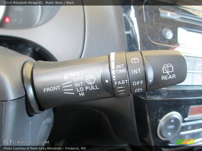 Mystic Black / Black 2014 Mitsubishi Mirage ES