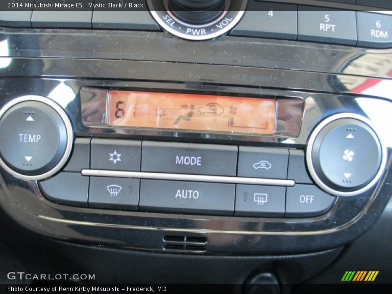 Mystic Black / Black 2014 Mitsubishi Mirage ES