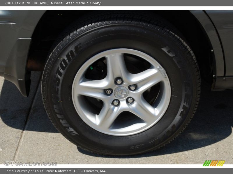 Mineral Green Metallic / Ivory 2001 Lexus RX 300 AWD